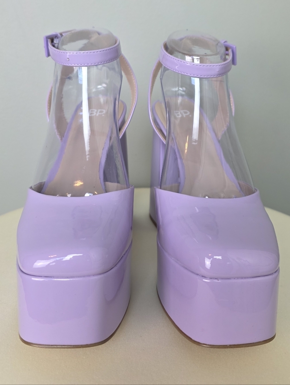 BP. Danni Platform Pump Square Toe, Lilac Purple – Size 7.5M - Great Condition! - Picture 6 of 16